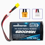 RadioMaster TX16S Remote Control with Lithium Battery 6200mAh Long Endurance 2S Control Power 7.4V